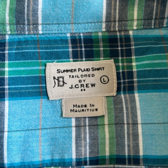 J. Crew long sleeve button down collar shirt.  L - Picture 7 of 7